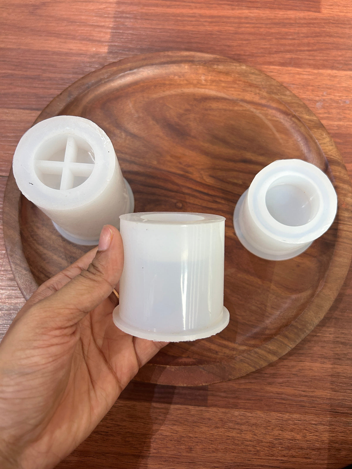 ROUND T LIGHT HOLDER MOULD (SMALL)