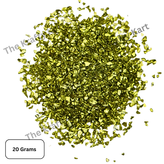 Glass Granules Lime Yellow