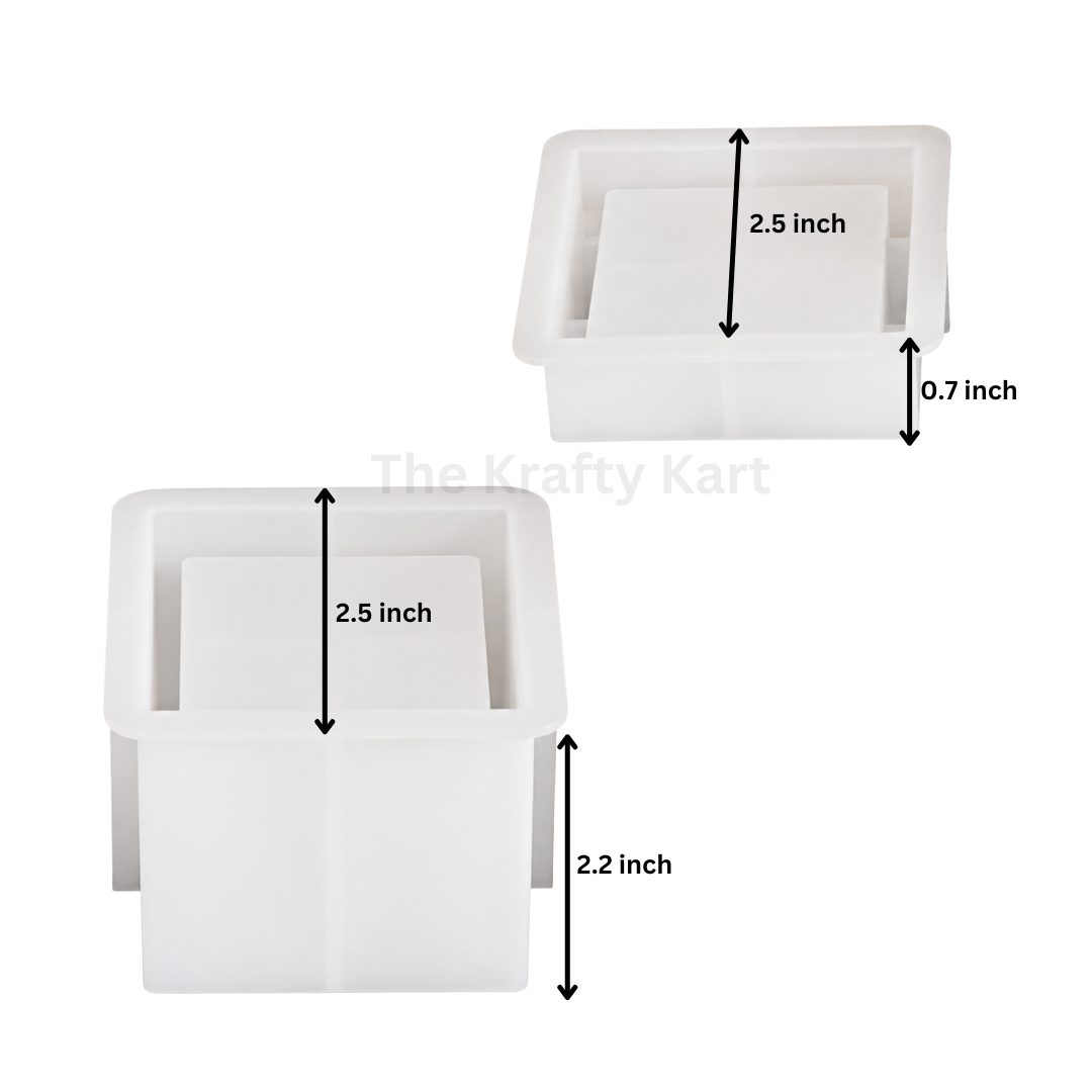 Square Candle & Storage Jar Mould