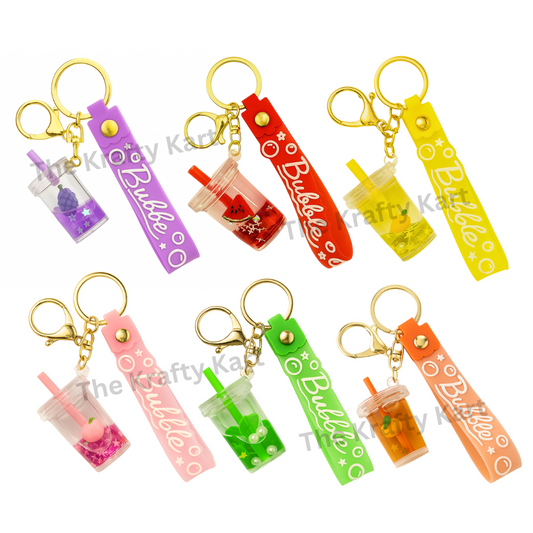 Animated Water Keychain - Juice