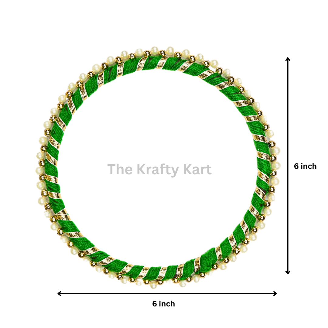 Traditional Pearl Ring (Green)