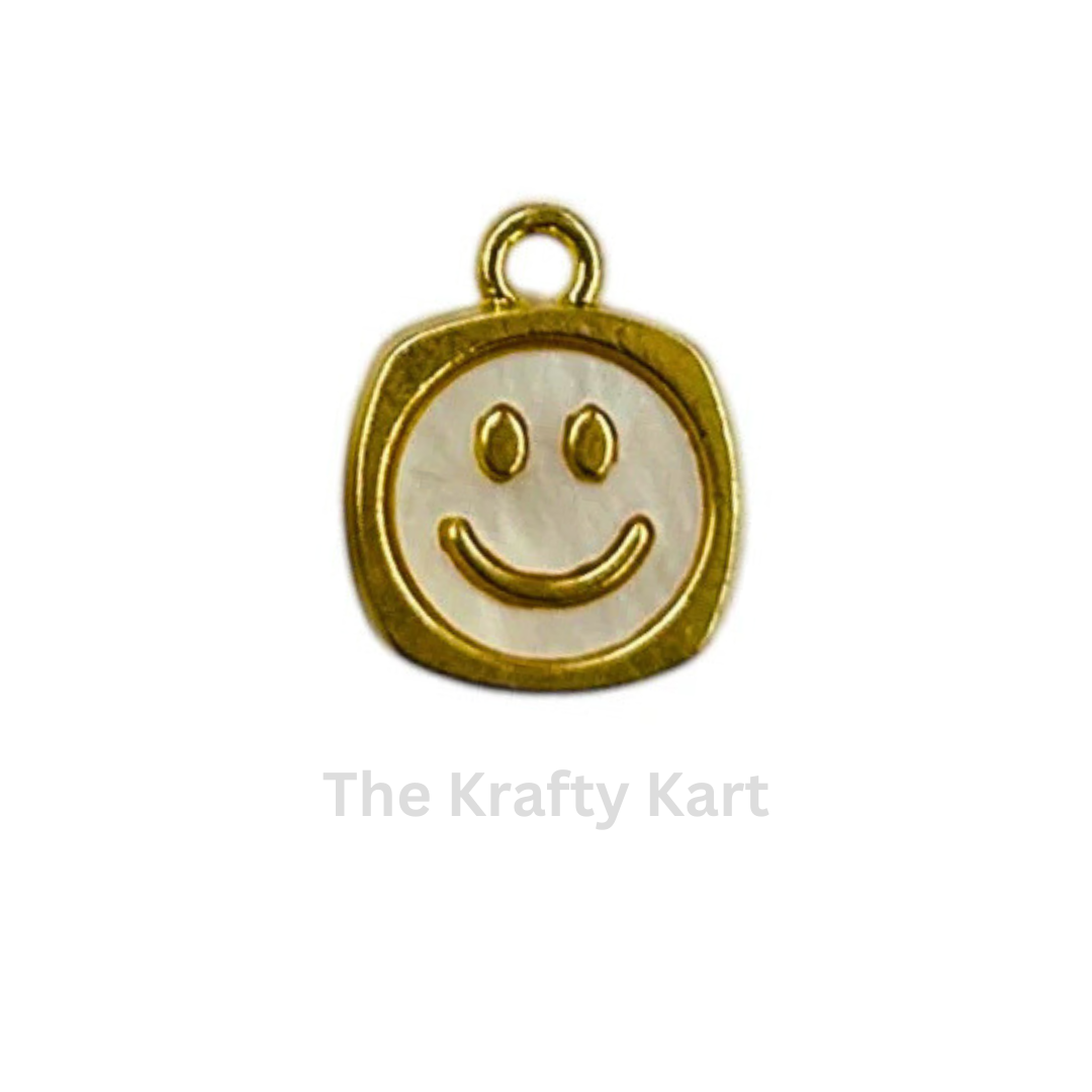 Anti-Tarnish Smiley Charm Pendant