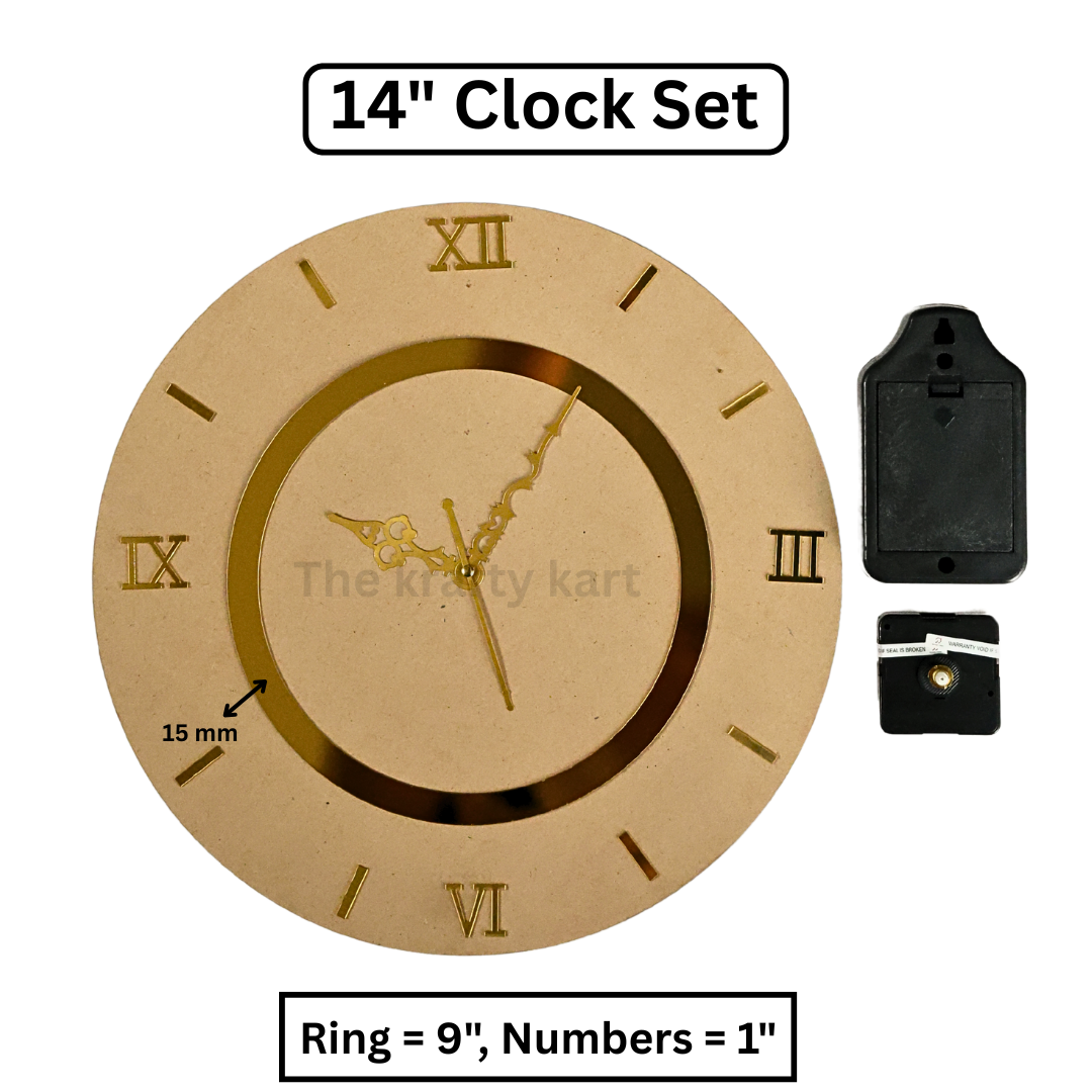 Mdf Clock Set (C)
