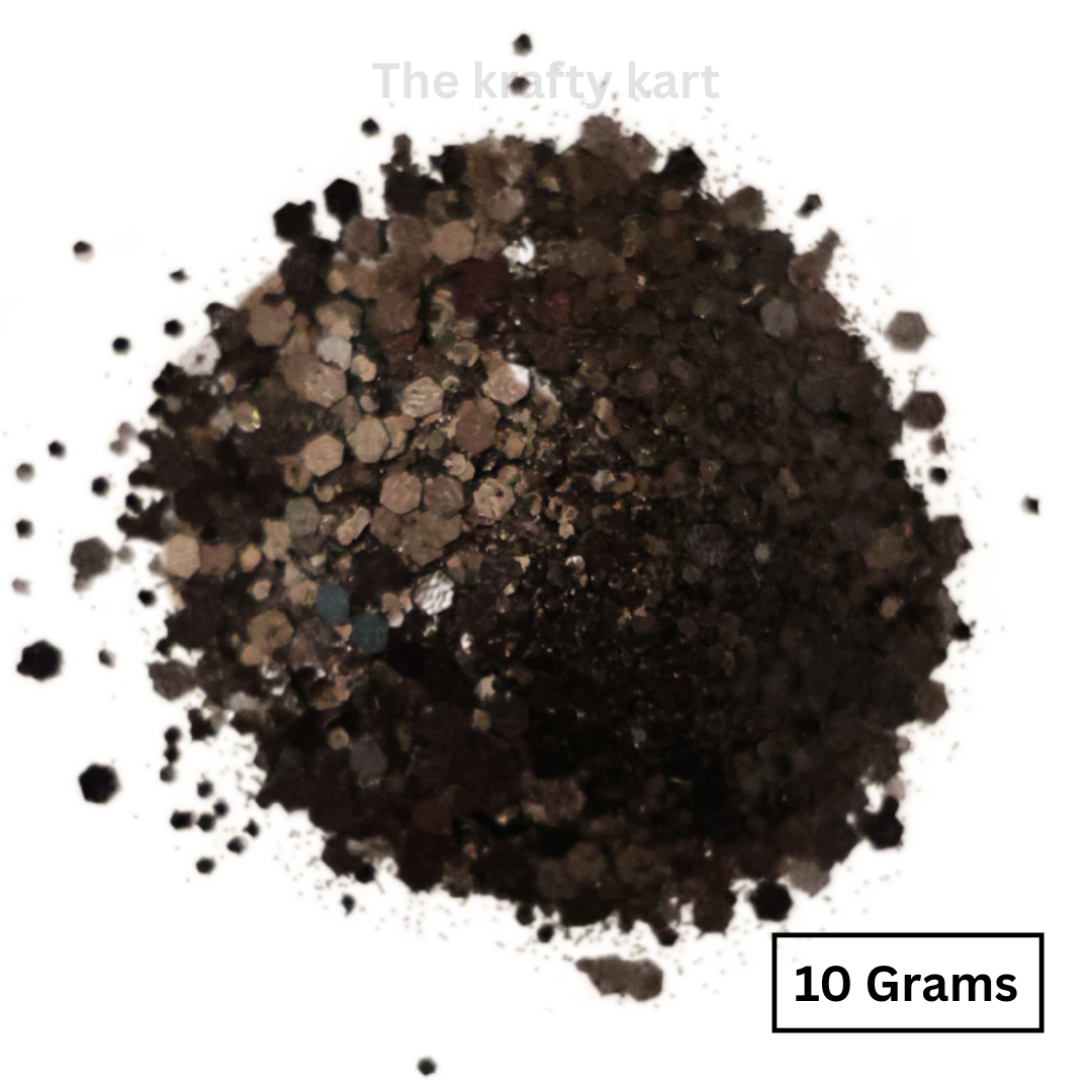 Glittery Hexagonal Chunks