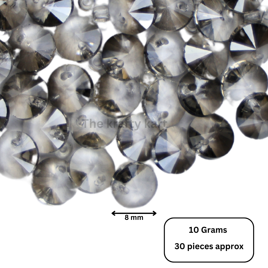 Transparent Round Beads (8mm)