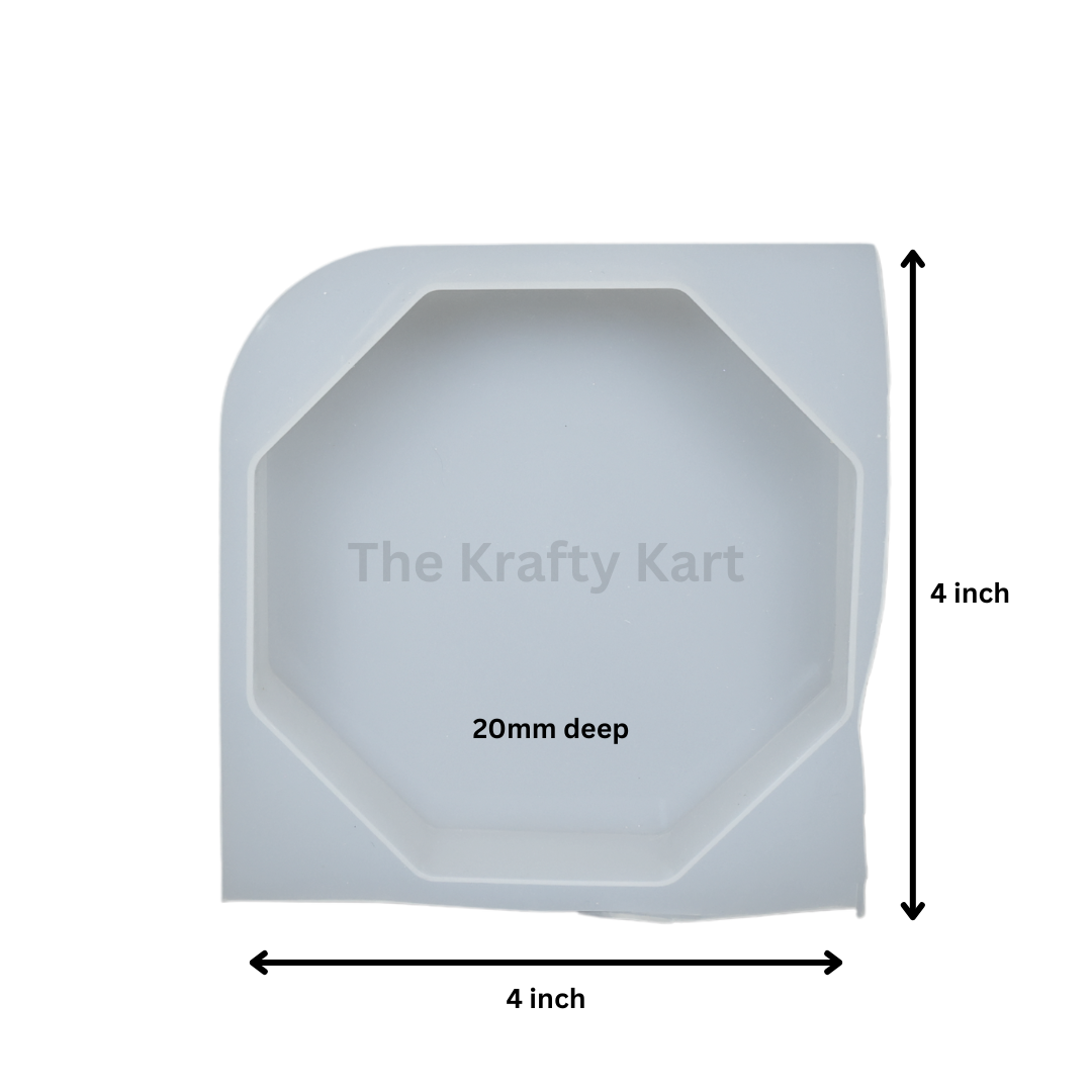 20MM Deep Hexagon Coaster Mould