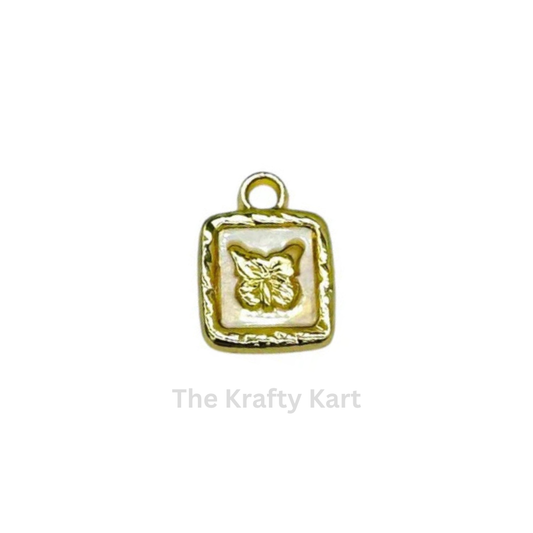 Anti-Tarnish Butterfly Charm Pendant  (B)