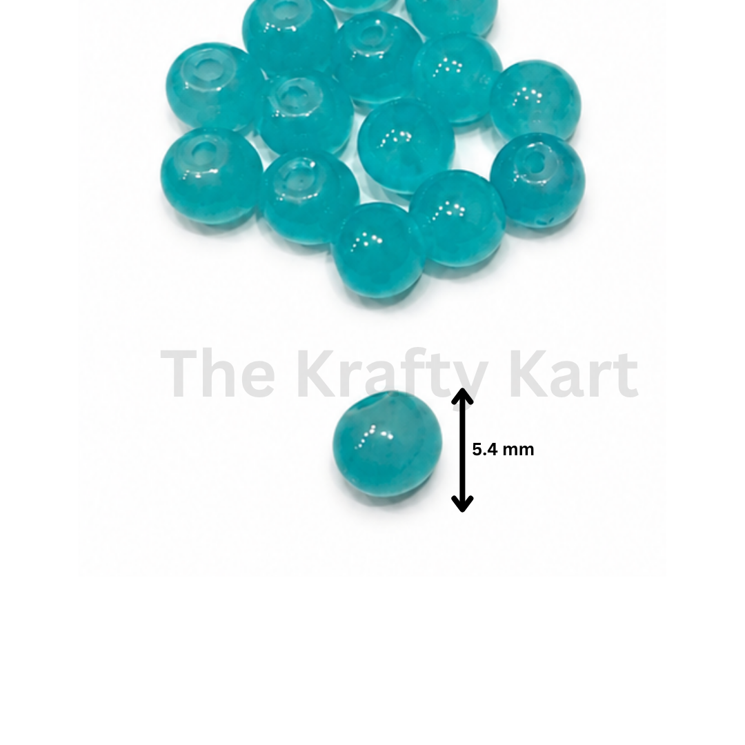 Jelly Glass Colourful Rakhi Moti (5mm)