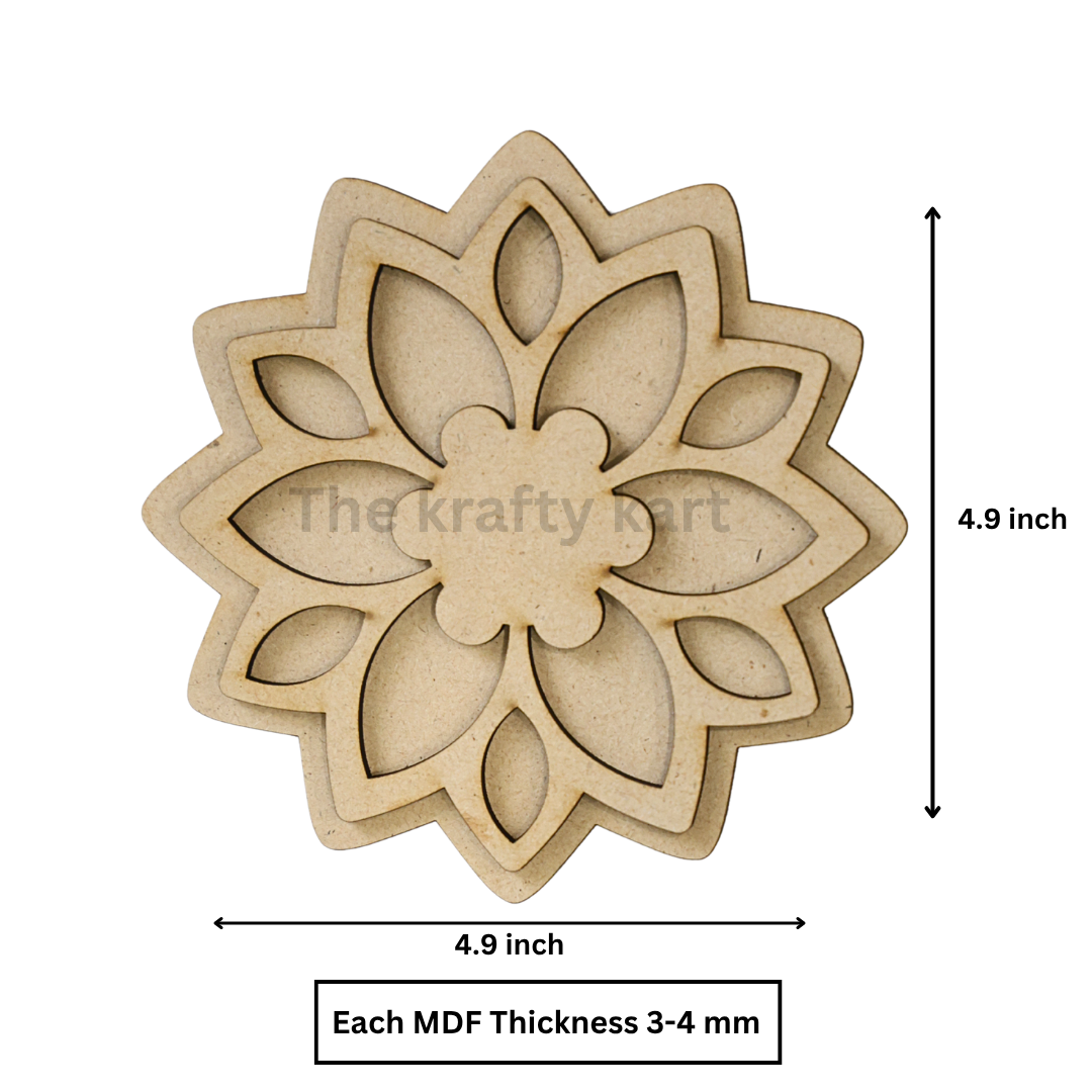 MDF Diwali T-Light Holder (N)