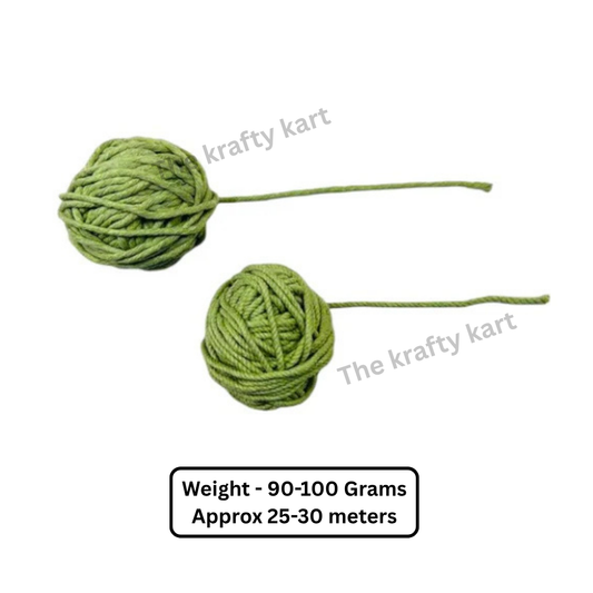 Macrame - Pastel Green Thread