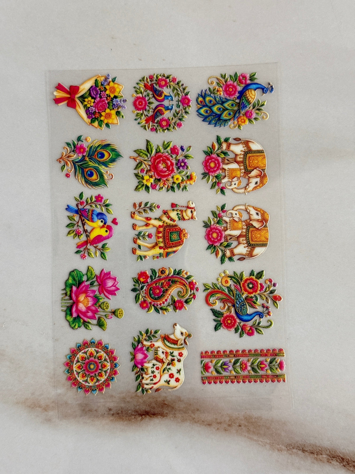 Mix Flower (F) - Peel Of Sticker