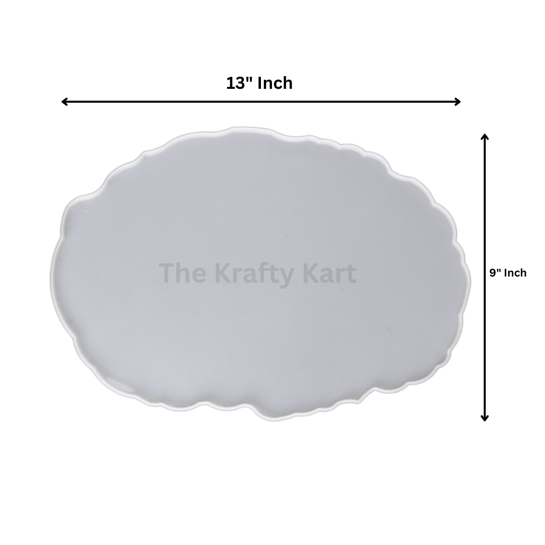9X13 Oval Agate Tray Mould