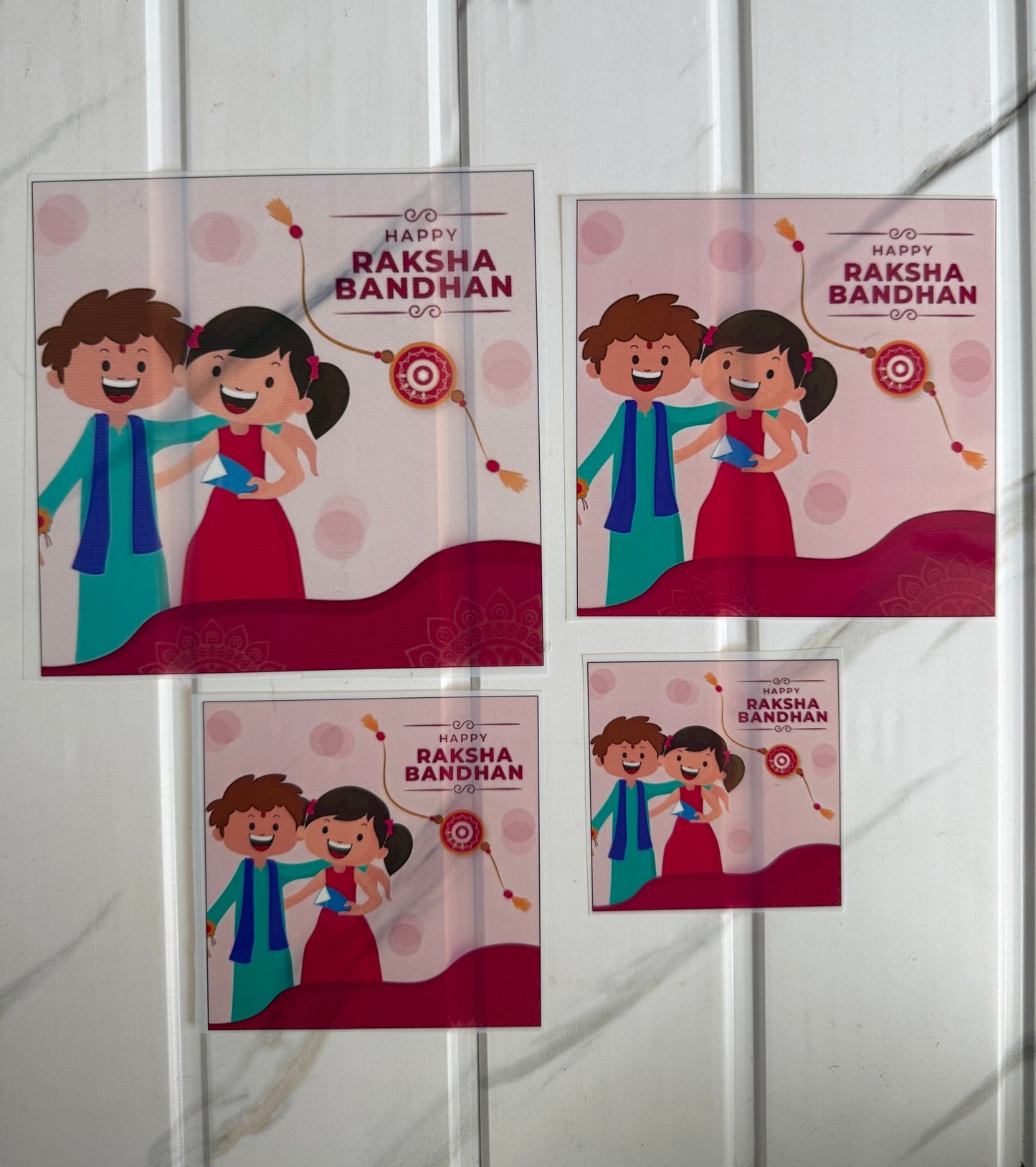 Custom Rakhi Insert Sheet (D)