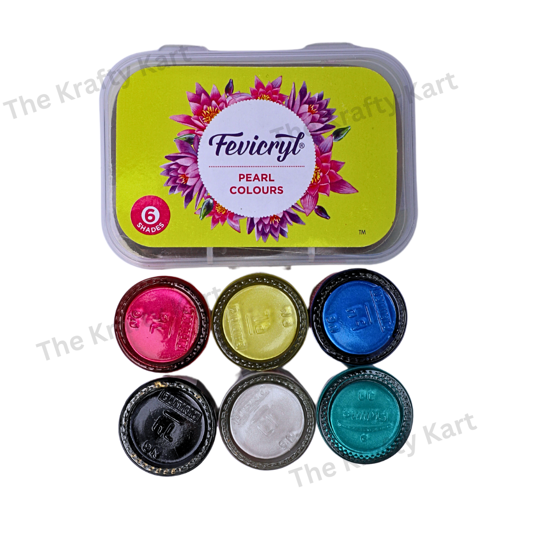 Fevicryl Pearl Kit (Set Of 6 Colours)