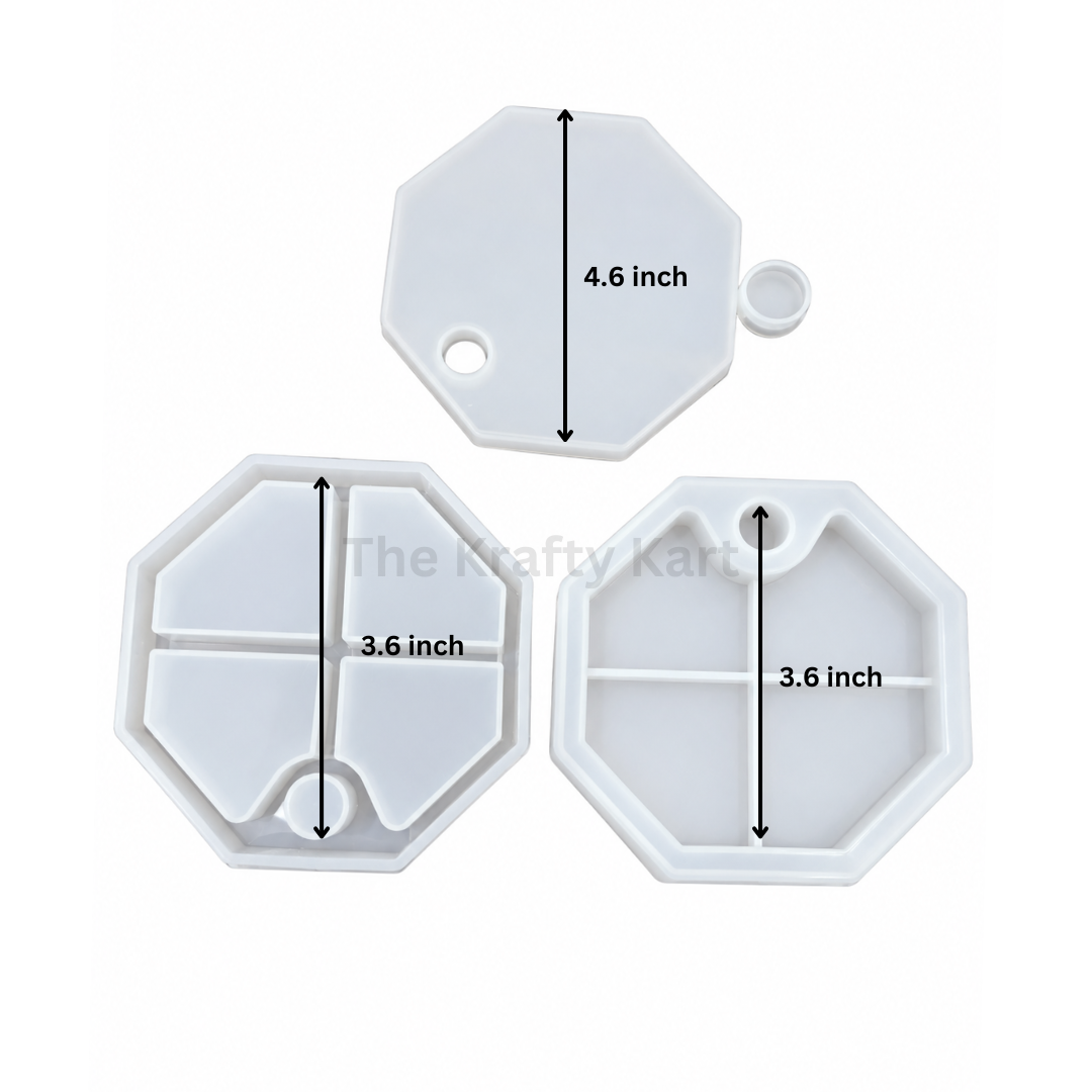Octagon Multi Layer Storage Box With Fitting Mould