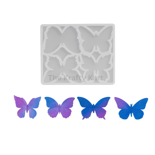 4 Cavity Butterfly Mould