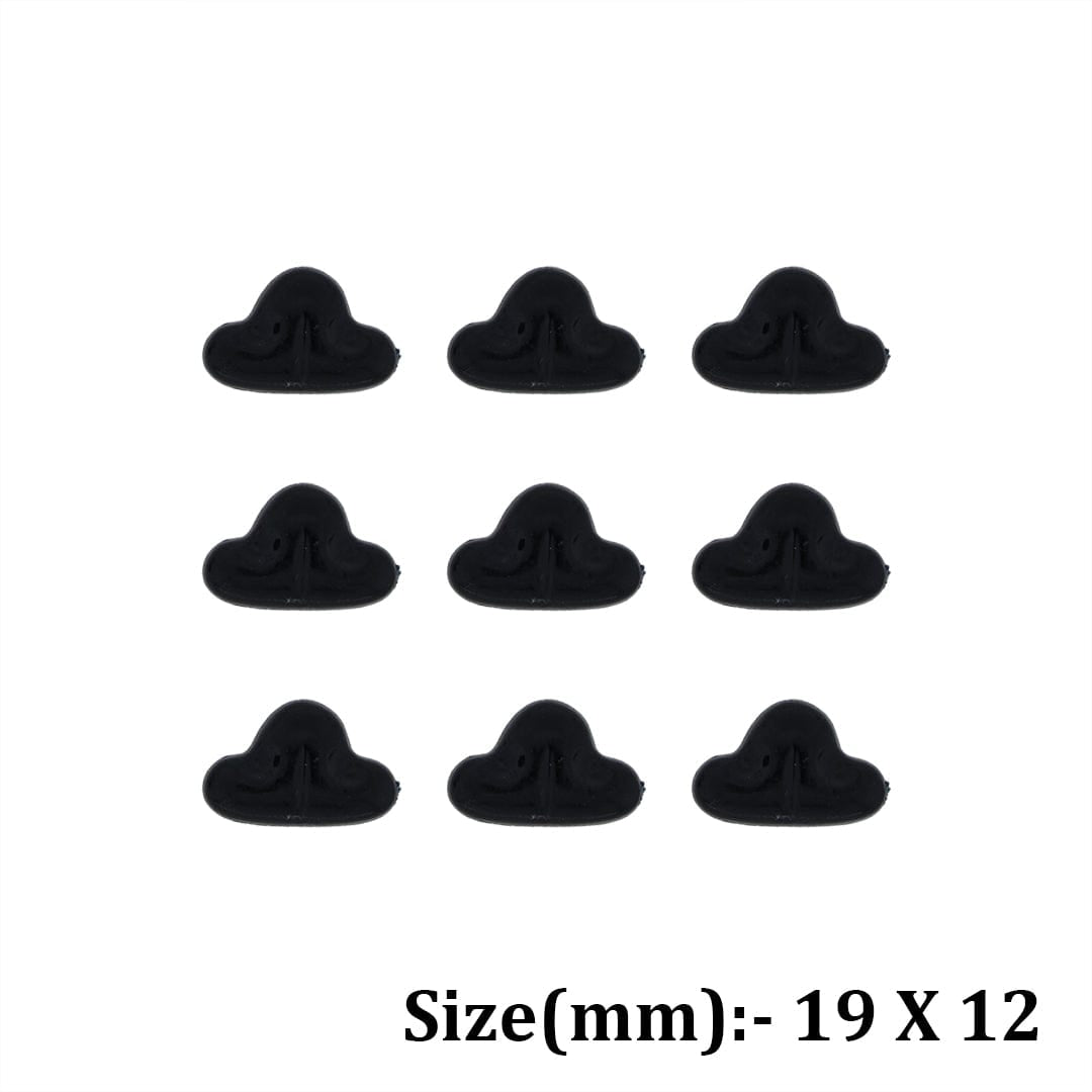 Black Cat Nose Flat Base (12PCS)