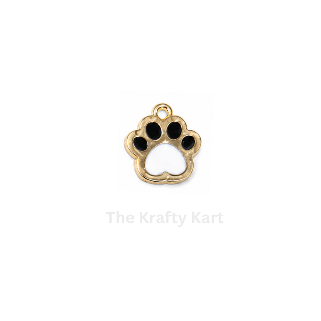 Anti-Tarnish Paw Charm Pendant