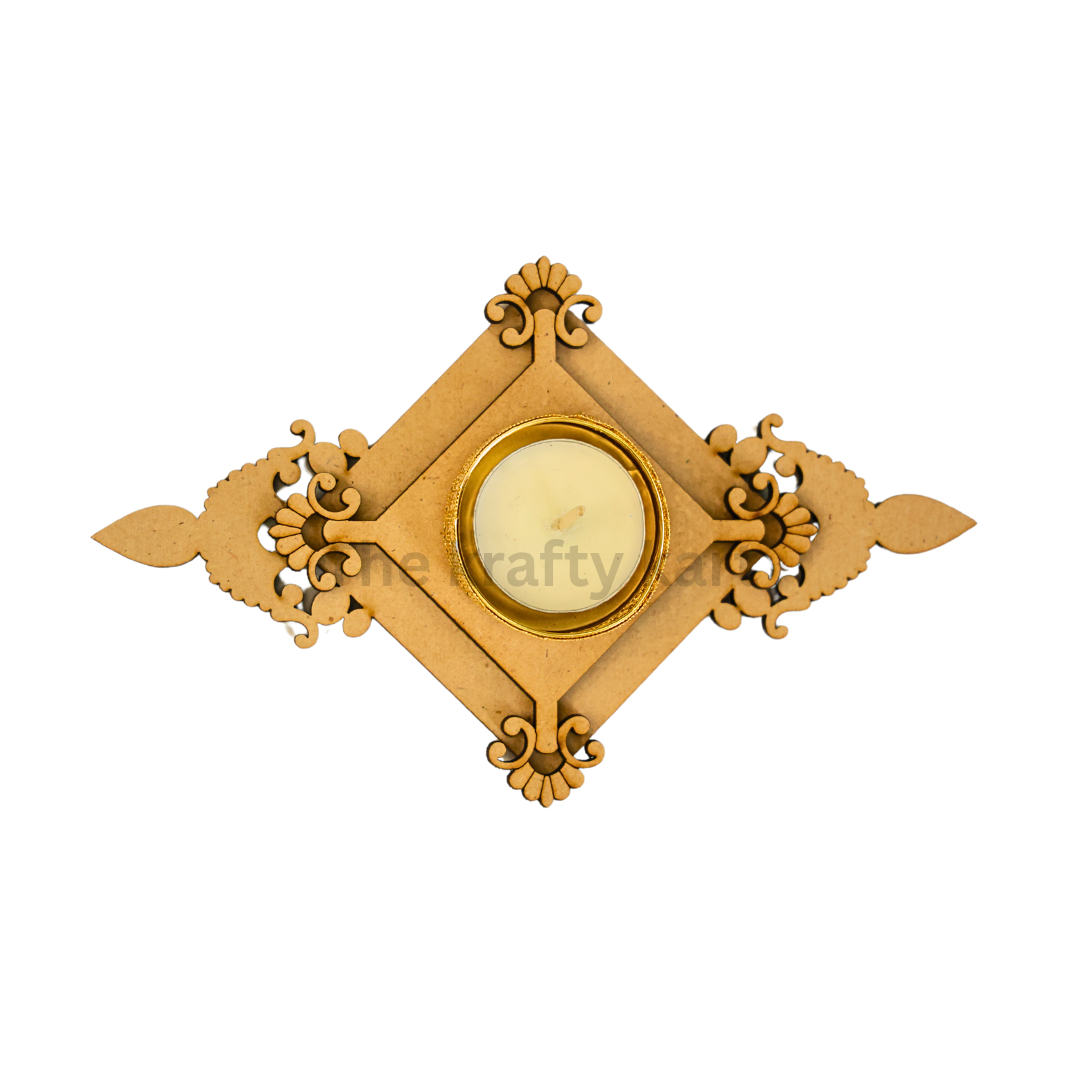 MDF Diwali T-Light Holder (I)