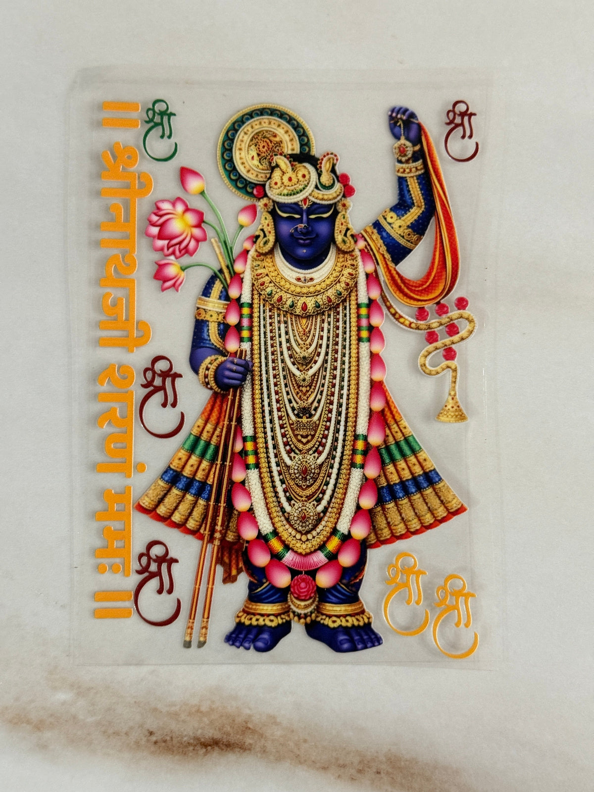 Shreenathji (L) - Peel Of Sticker