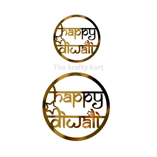 Acrylic Cutout - Happy Diwali