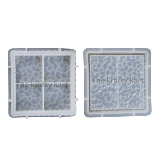 Square Druzzy Plate Mould