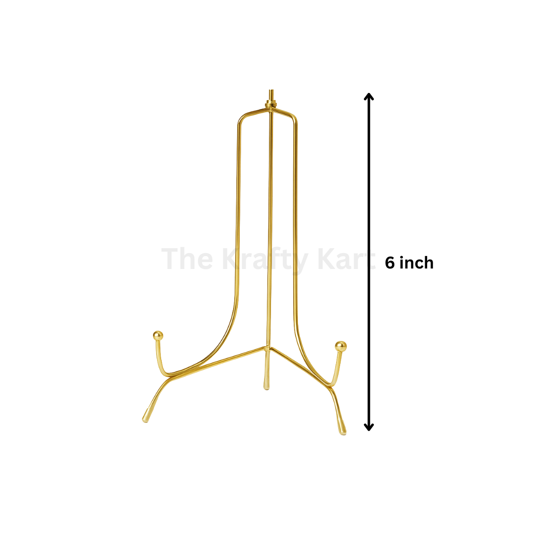 Foldable Metal Stand (Golden)