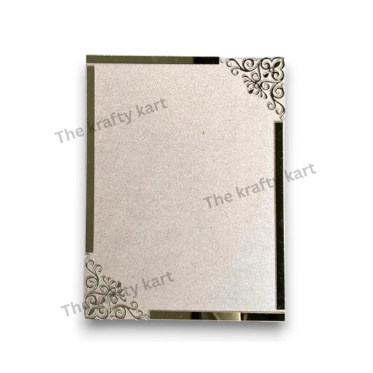 Custom MDF And GOlden Acrylic Border