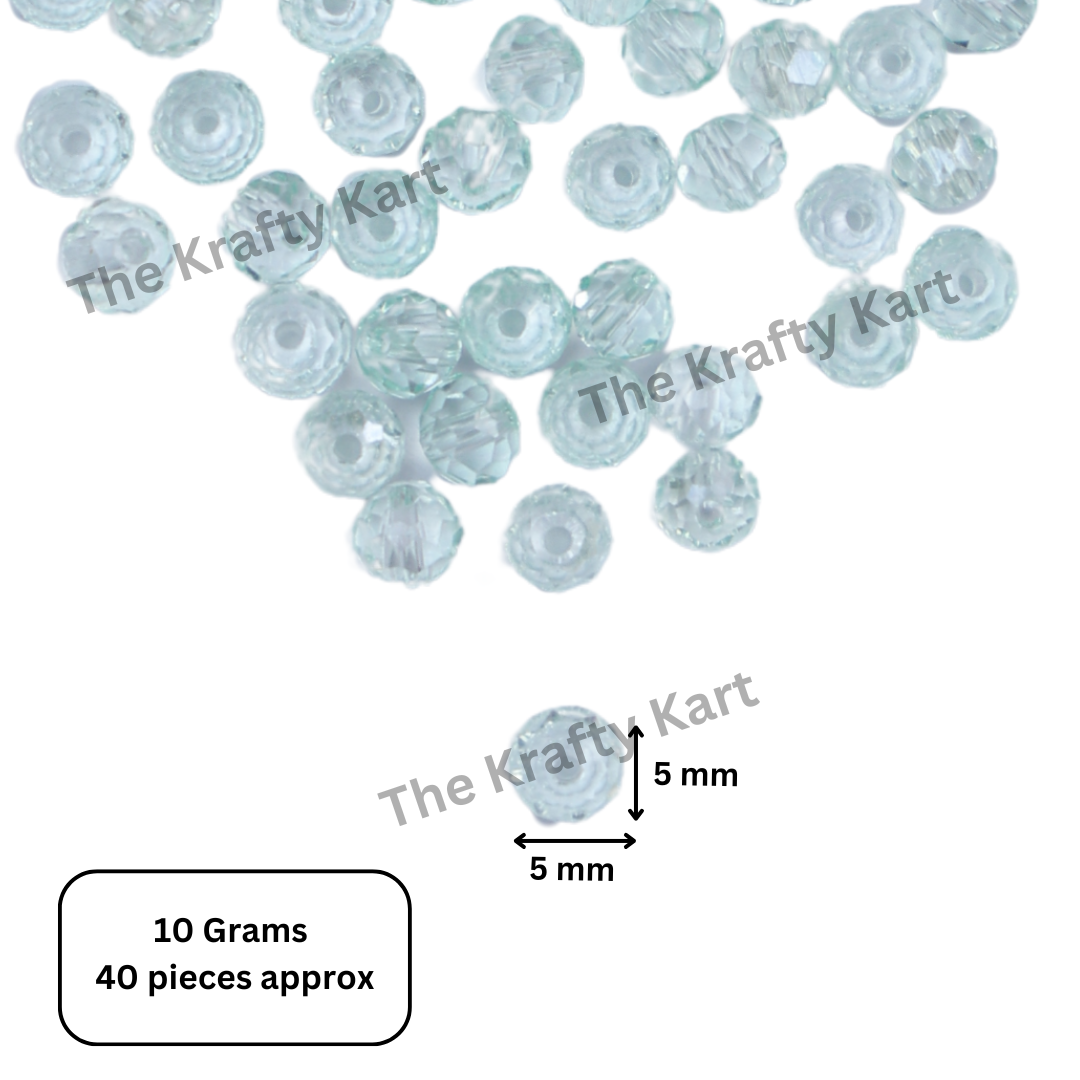 Diamond Round Beads (6mm)