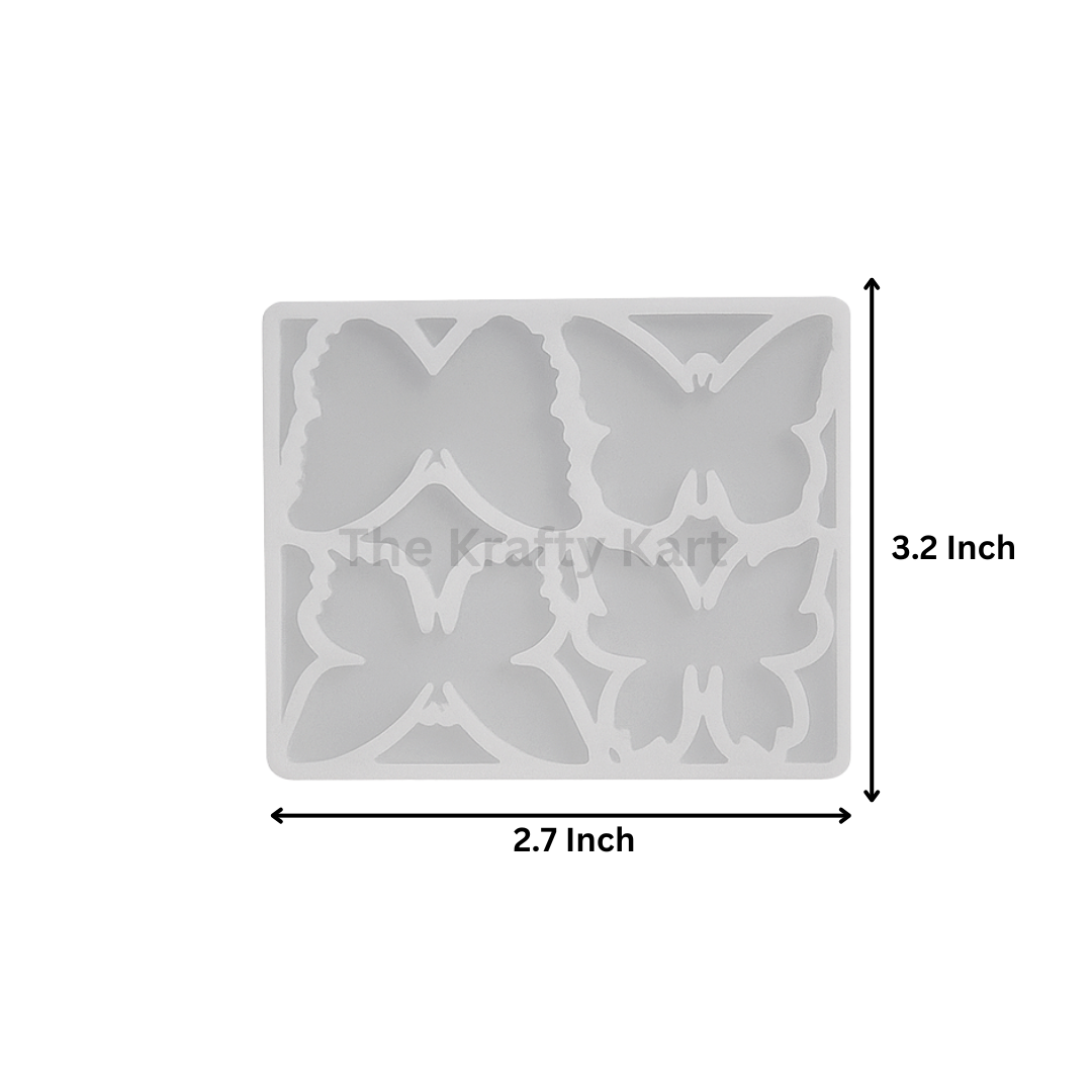 4 Cavity Butterfly Mould