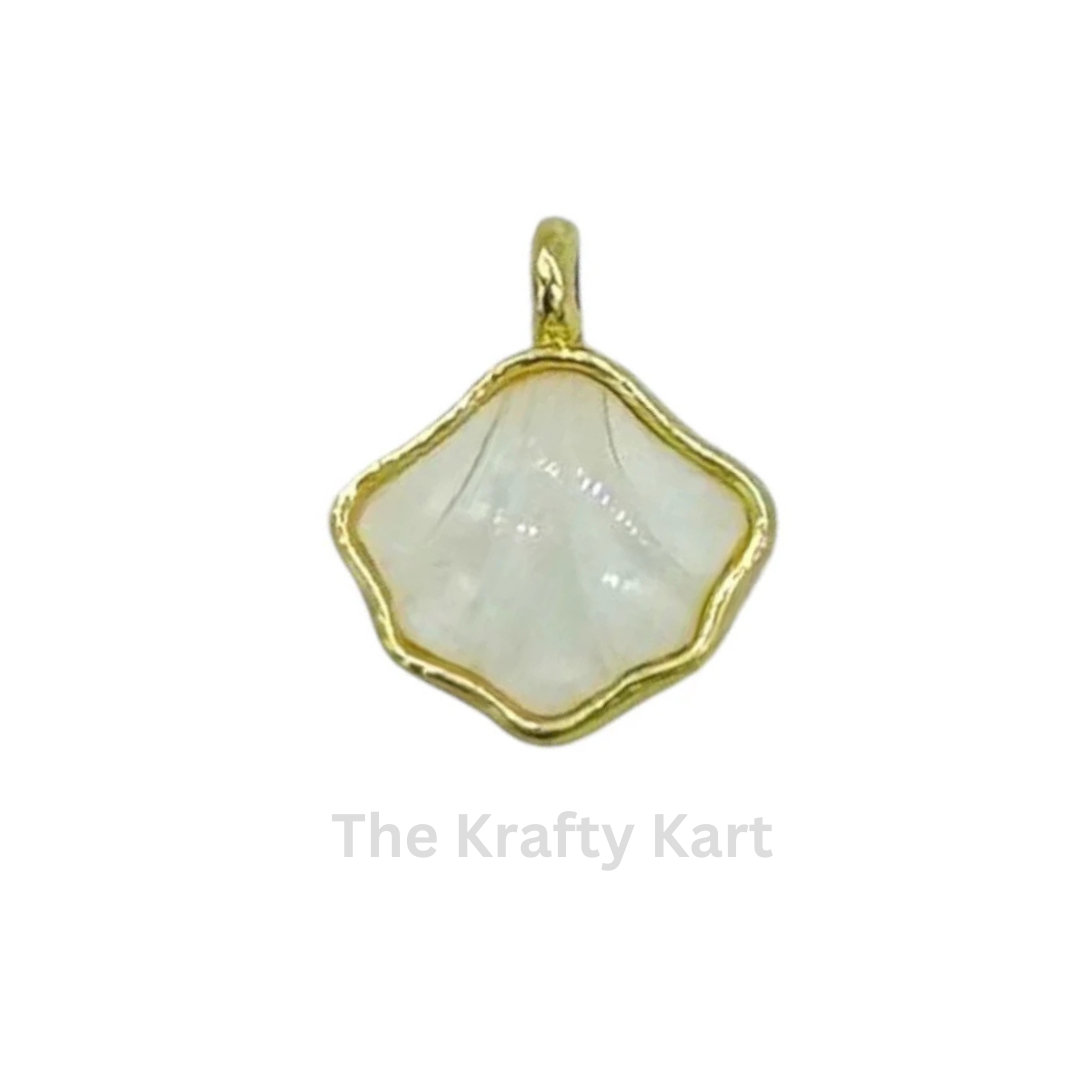 Anti-Tarnish Shell Charm Pendant