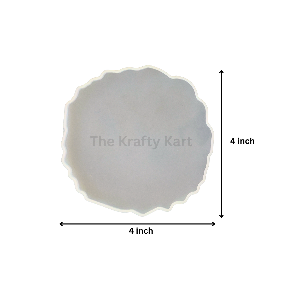 4" Agate Coaster Mould