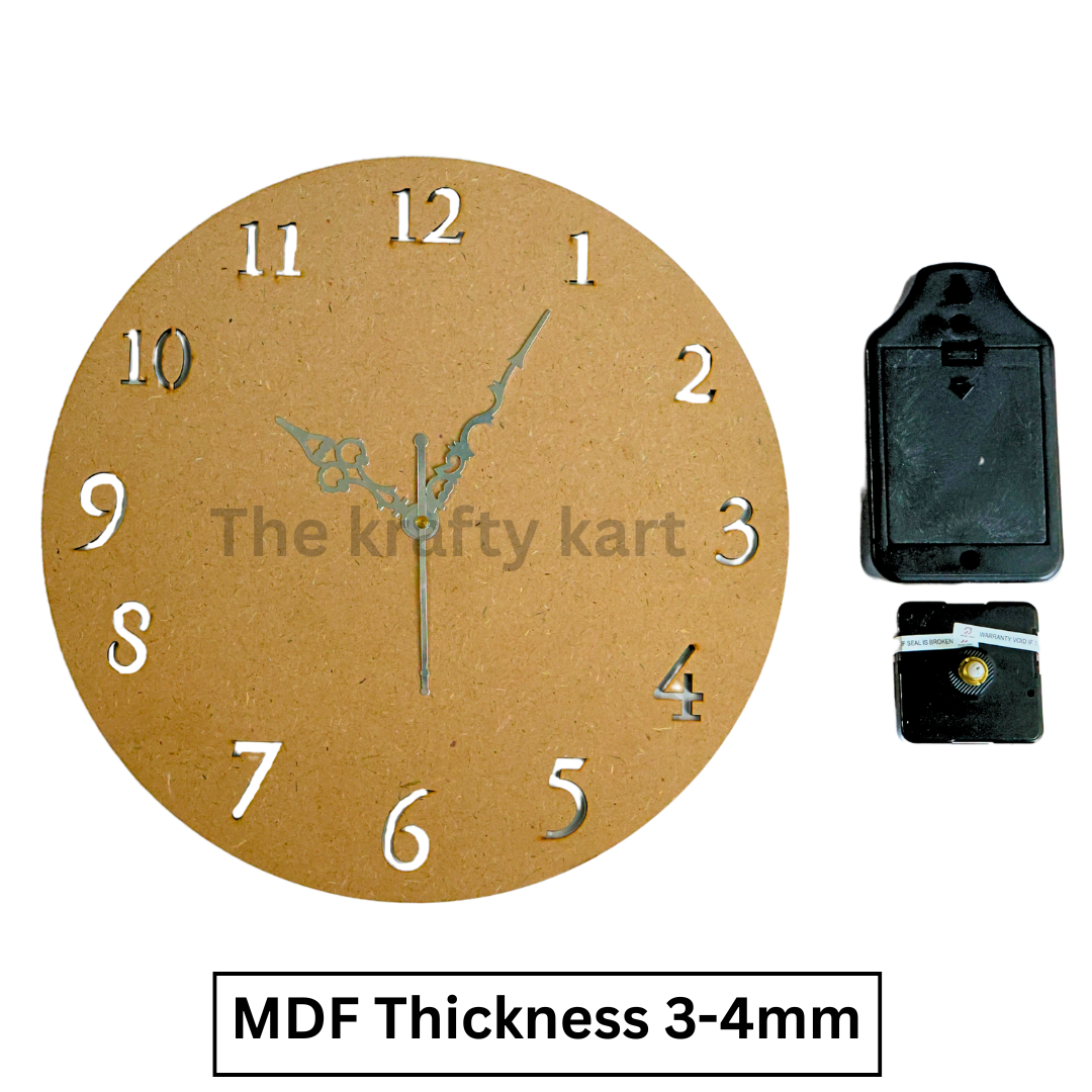 Mdf Clock Set (B)