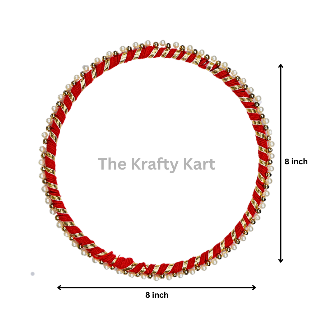 Traditional Pearl Ring (Red)