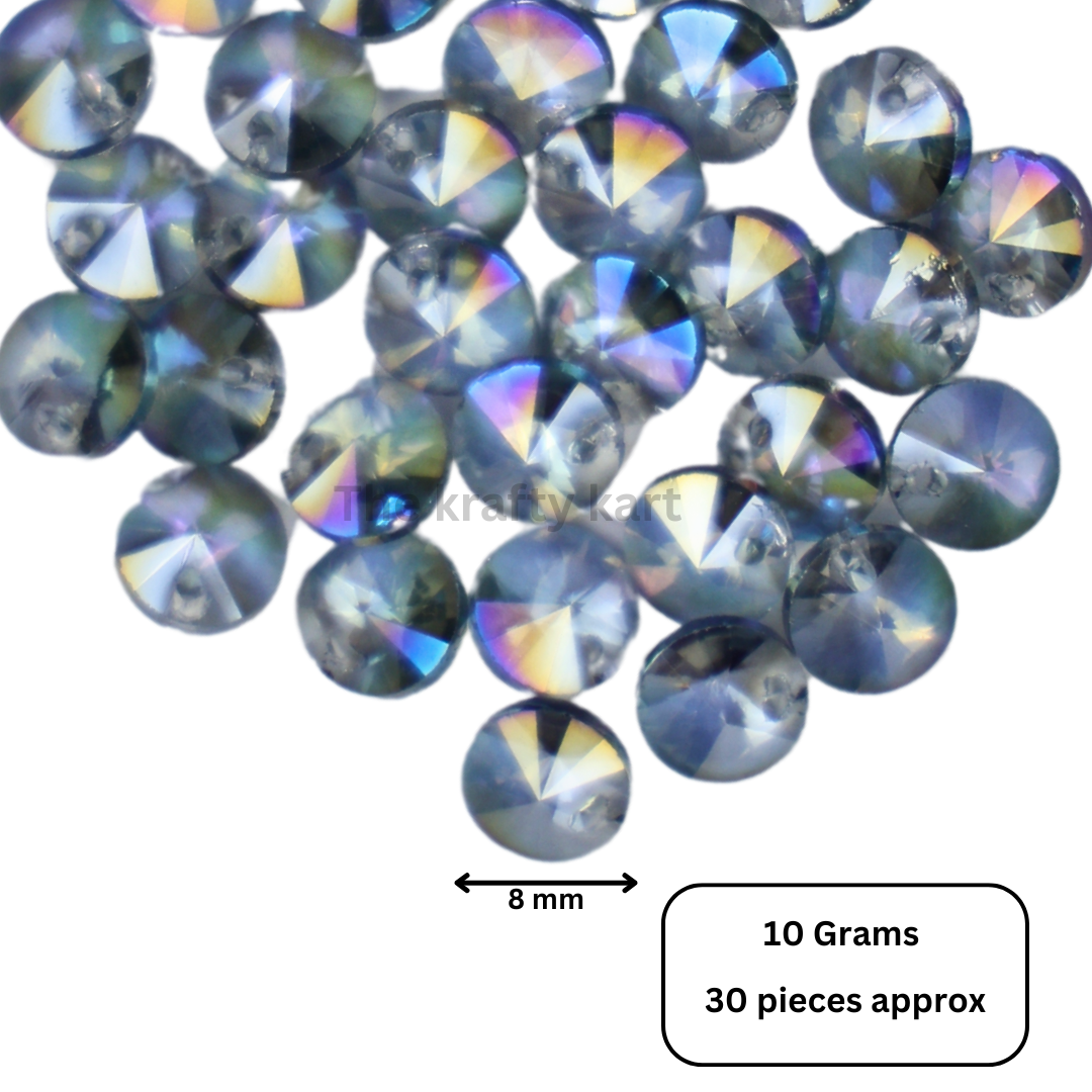 Transparent Round Beads (8mm)
