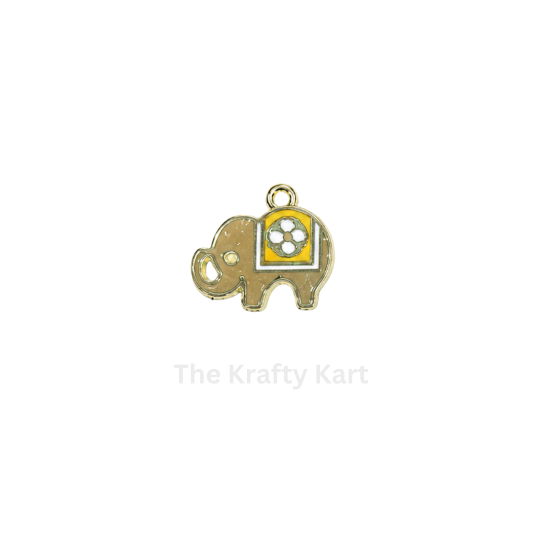 Anti-Tarnish Elephant Charm Pendant (A)