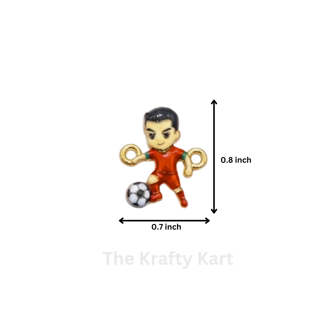 3D Rakhi Charm - Football Star