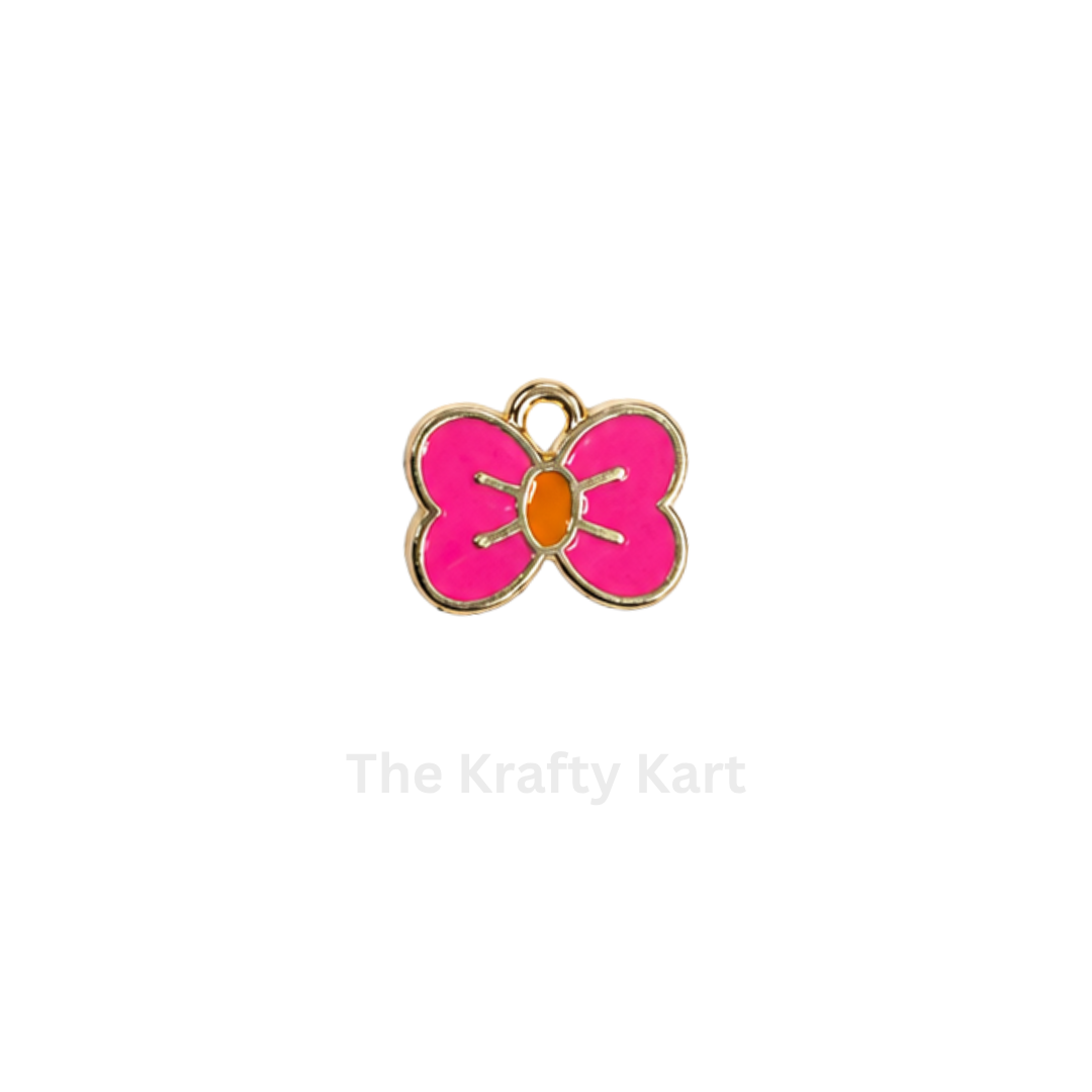 Anti-Tarnish Butterfly Charm Pendant (G)