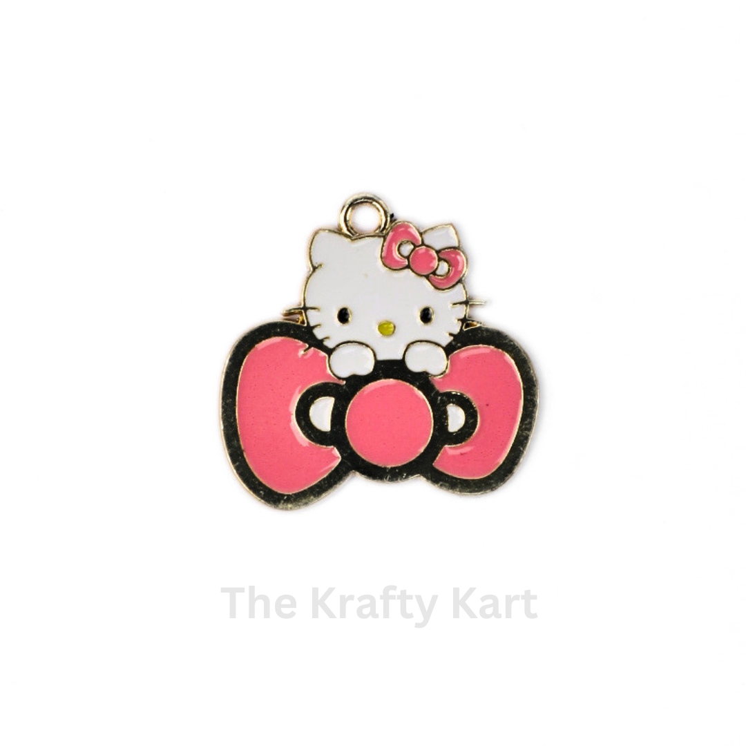 Charm - Kitty With Bow (244)
