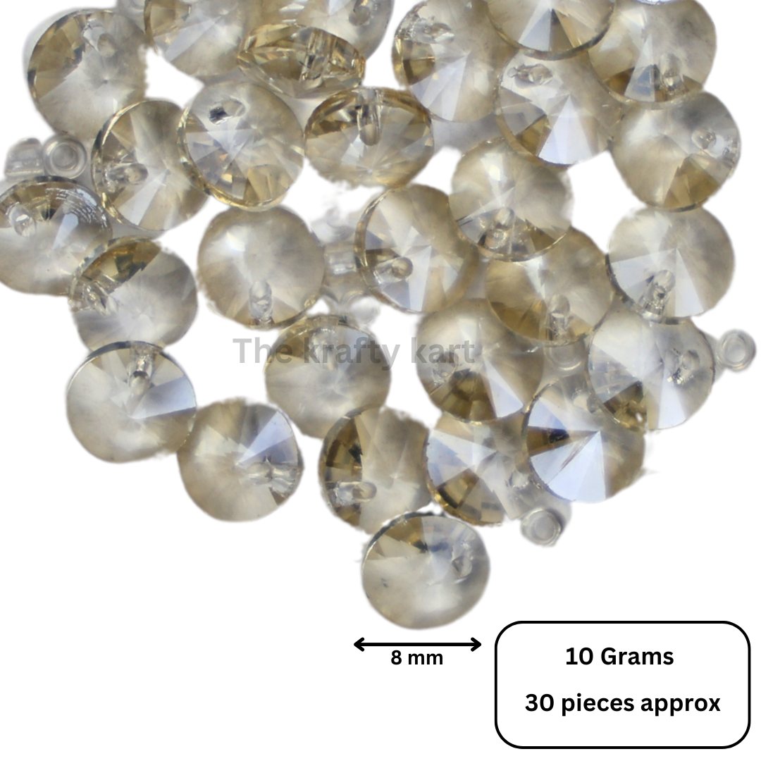 Transparent Round Beads (8mm)