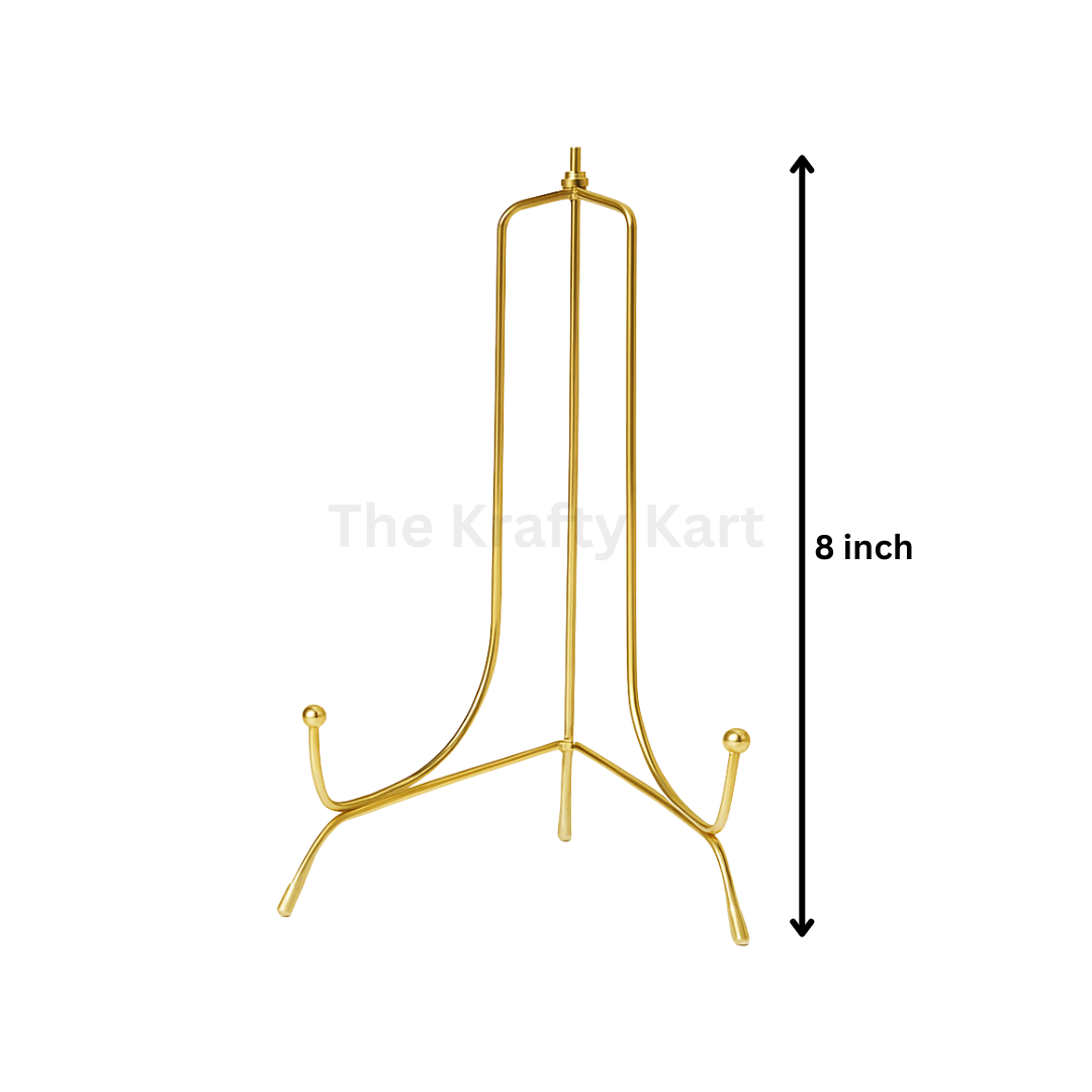 Foldable Metal Stand (Golden)