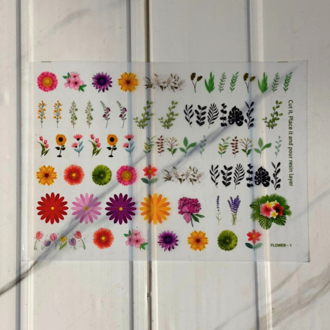 Insert Sheet - Flower (E)