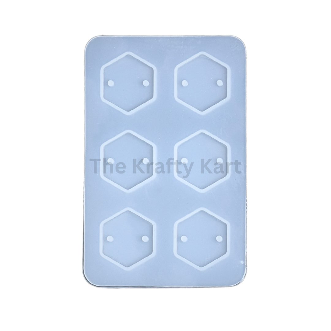 6 Cavity Hexagon Rakhi Mould