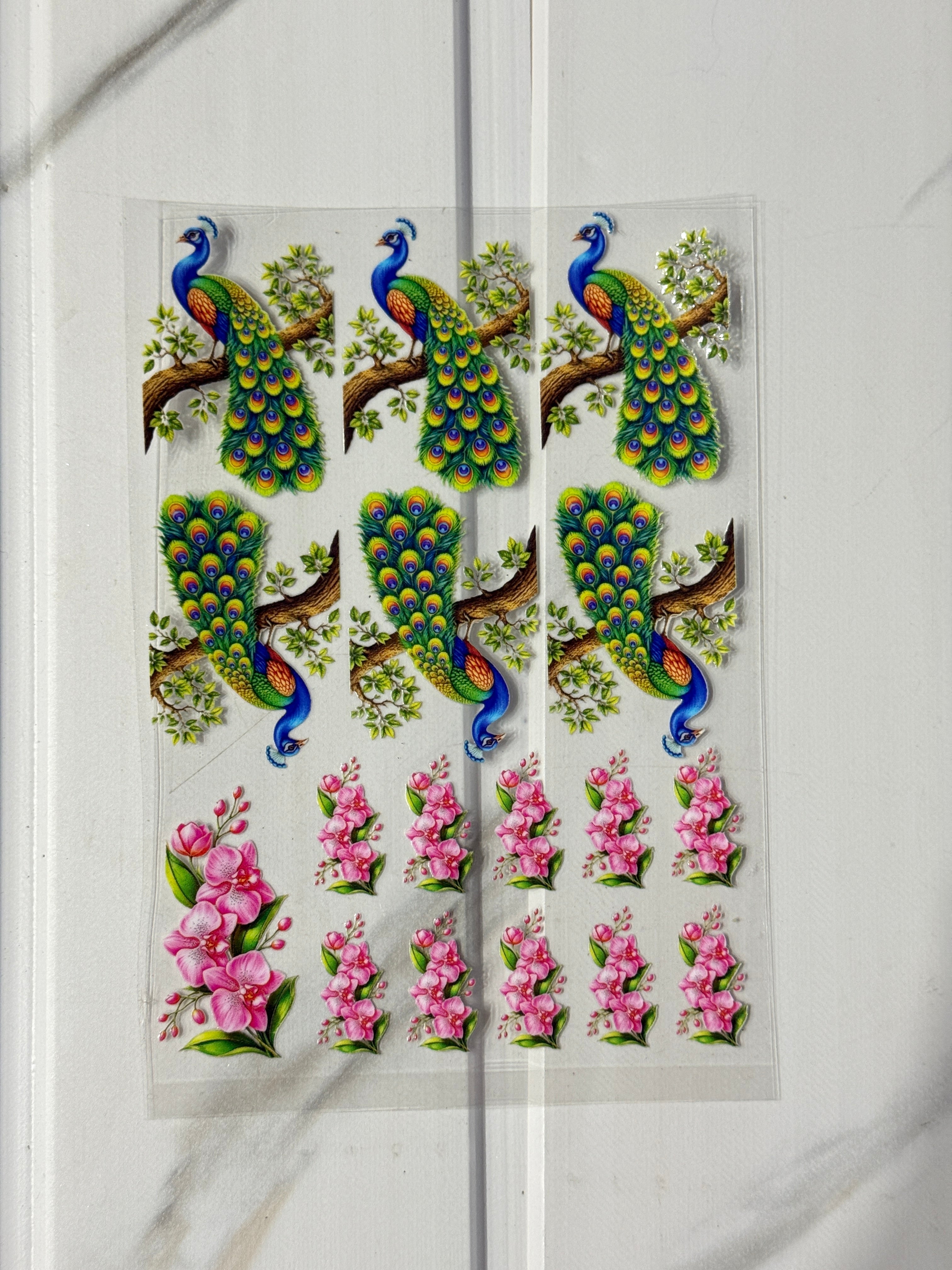 Peacock (J) - Peel Of Sticker