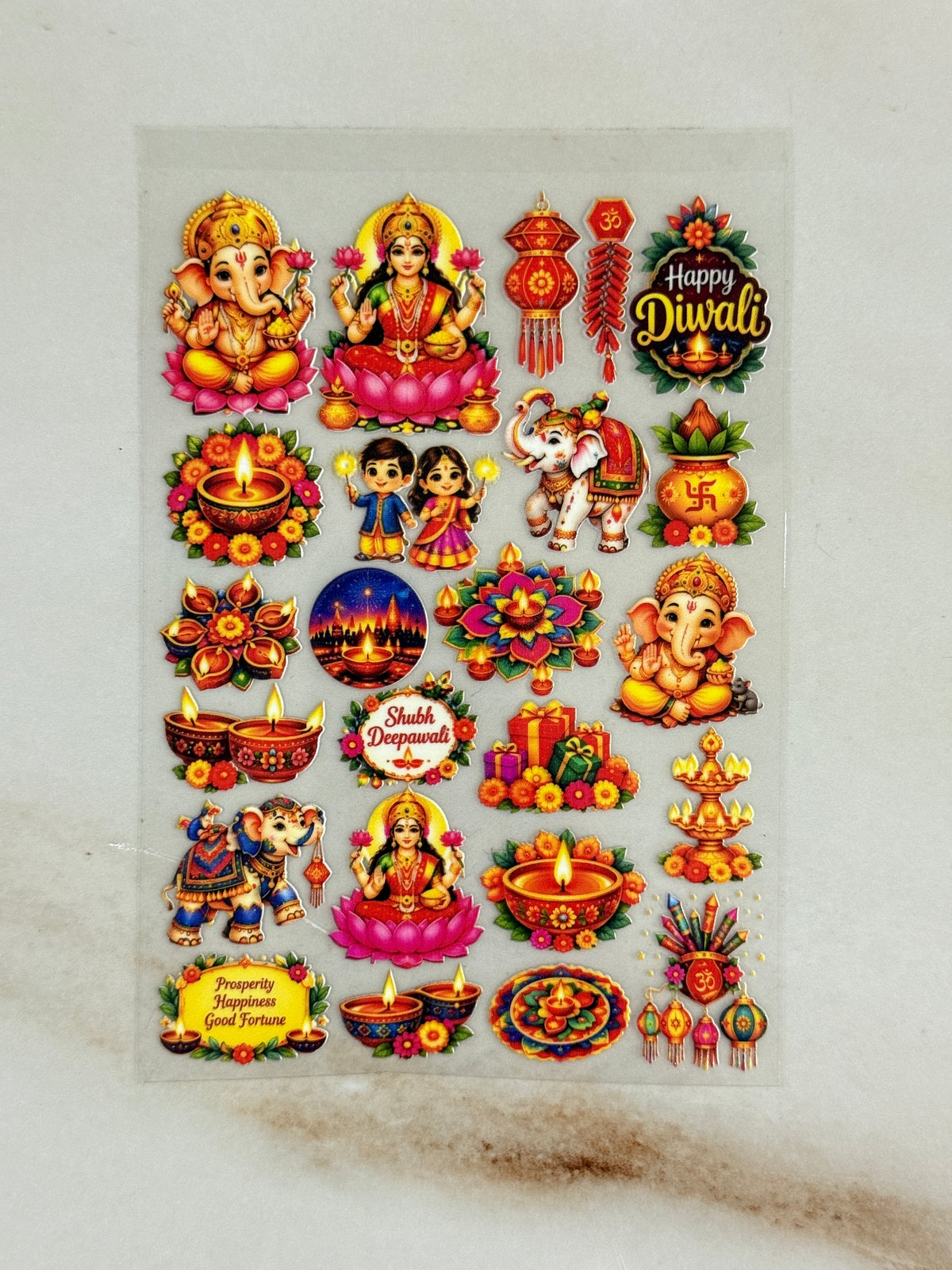 Diwali (L) - Peel Of Sticker