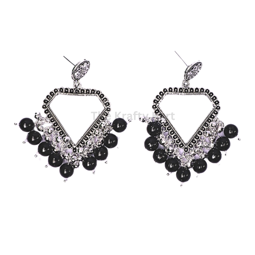 Colourful Diamond Resin Jhumka