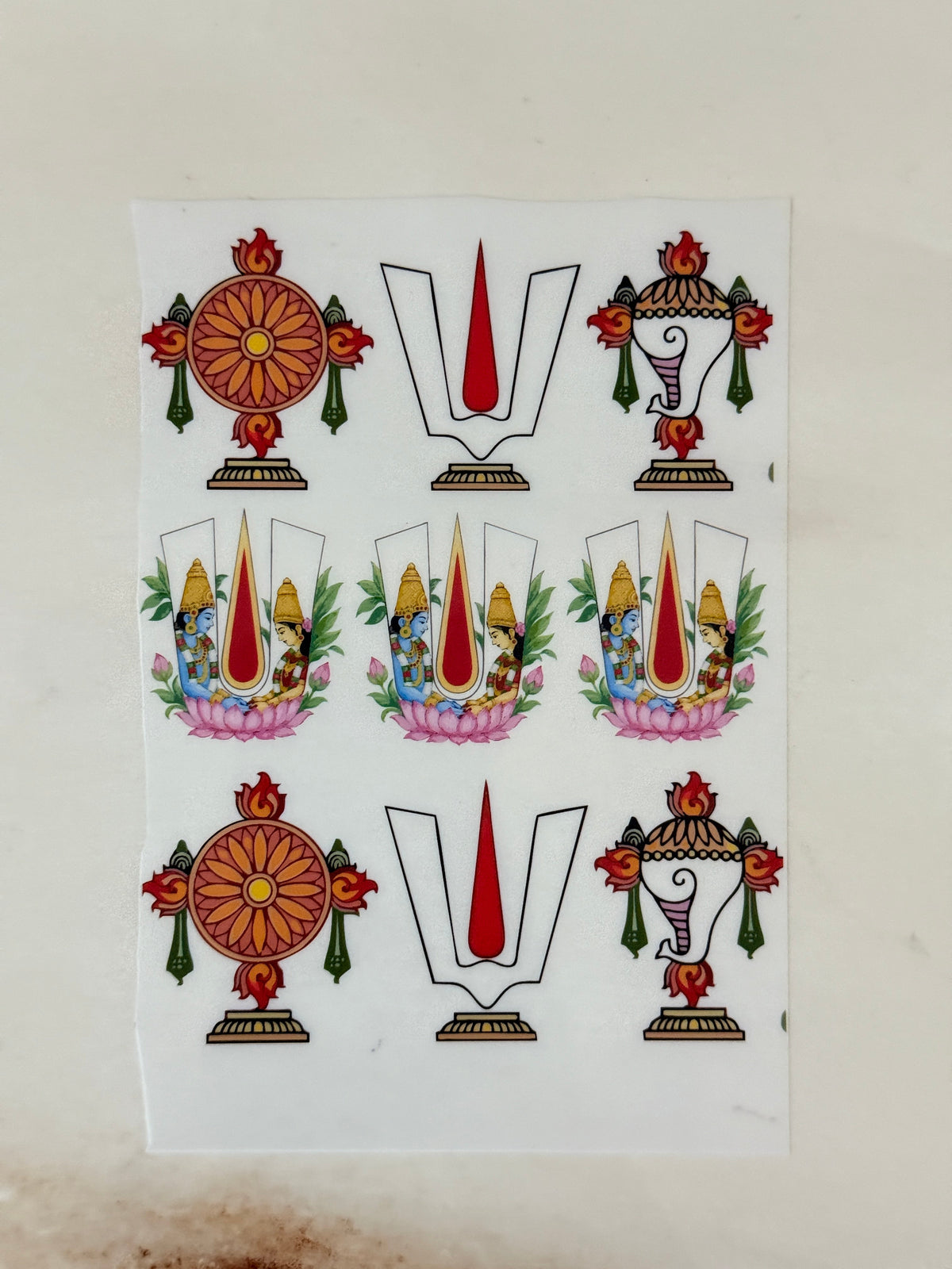 A6 Insert Sheet - Lord Narayana