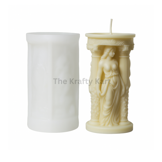 Standing Lady Candle Mould