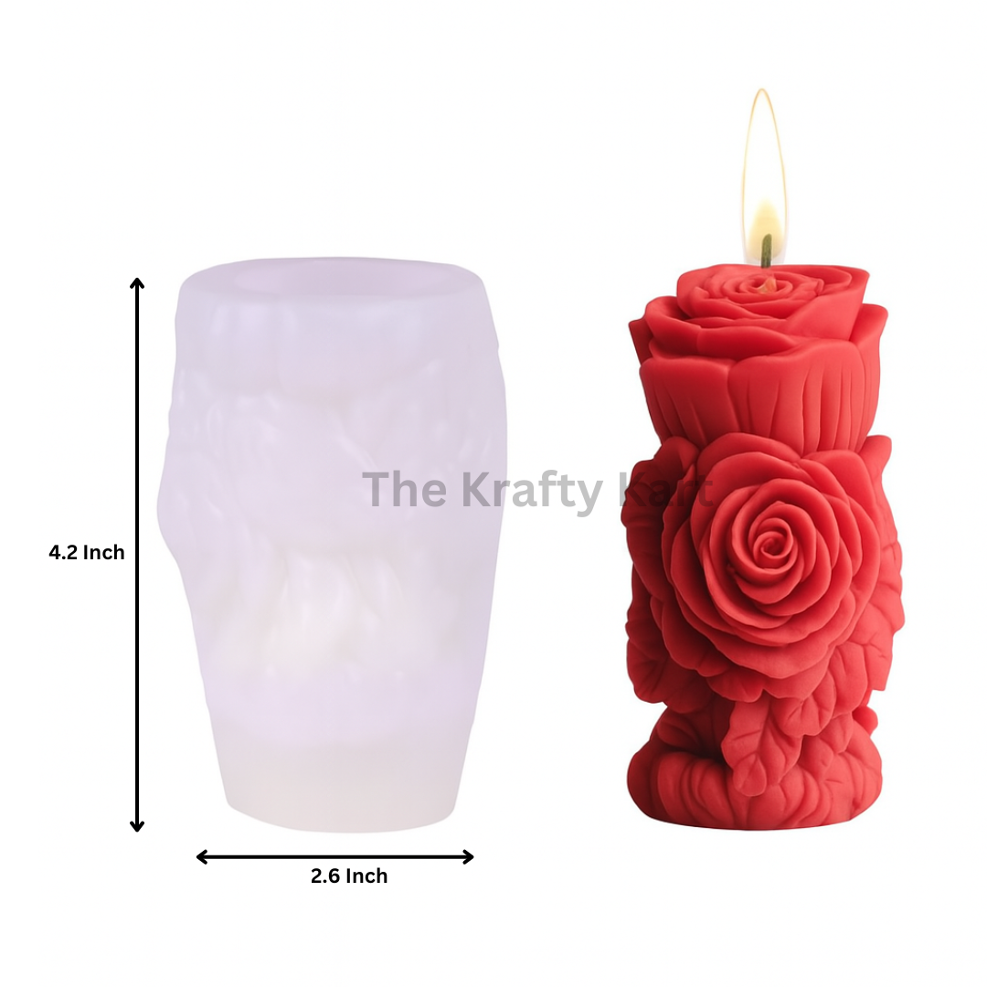 Big Rose Candle Mould