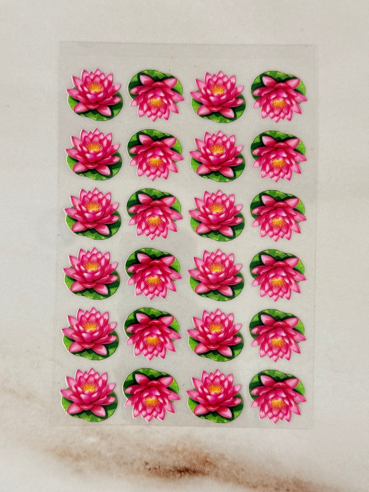 Lotus (W) - Peel Of Sticker